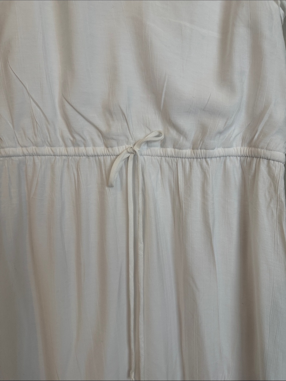 NWT- Julia Jordan Flutter Sleeve Midi Dress, White, size 12 - Picture 8 of 12